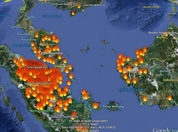 Škody spôsobené požiarom v Indonézii dosiahli 16 miliárd dolárov