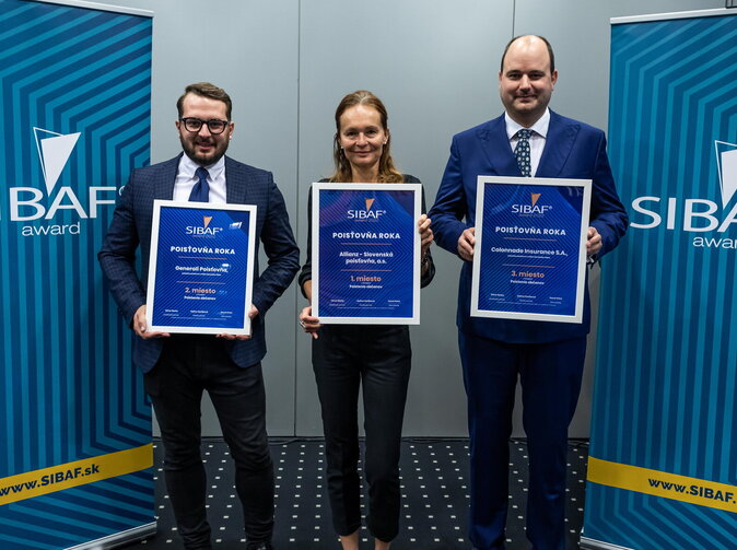 Colonnade Insurance si po roku opäť odnáša dve umiestnenia na SIBAF® Award 2022