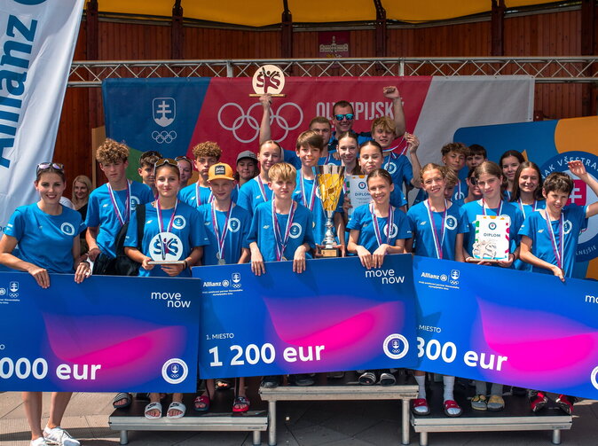 Allianz finančne podporila 8 finálových škôl  v športovom projekte OLOV