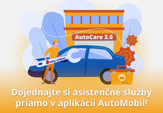 V aplikácii AutoMobil si môžete po novom dojednať asistenčné služby!