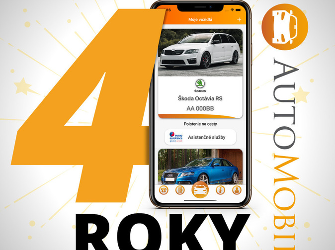 Aplikácia AutoMobil od INSIA oslavuje 4 roky. Ešte ju nepoužívate?